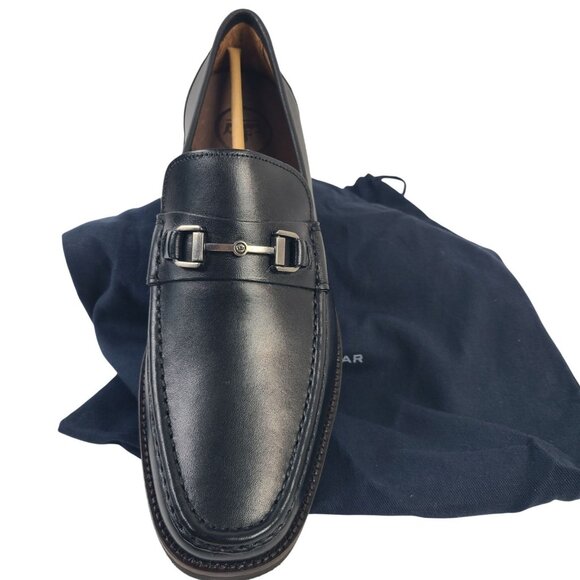 NEW Peter Millar Men's Black Leather Bit LEFT ONLY Loafer Sz 11 AMPUTEE - Picture 2 of 8